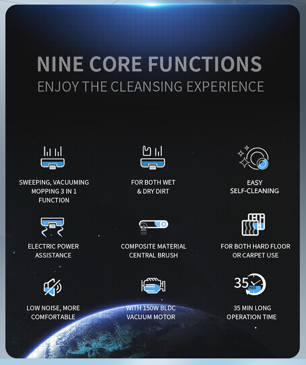 Liectroux i7 Pro Cordless Wet Dry Vacuum Cleaner, 14000Pa Suction, Self-Cleaning, Self-Drying, 600ml Clean Water Tank, 35 Mins Runtime, LED Display, Voice Control, Low Noise