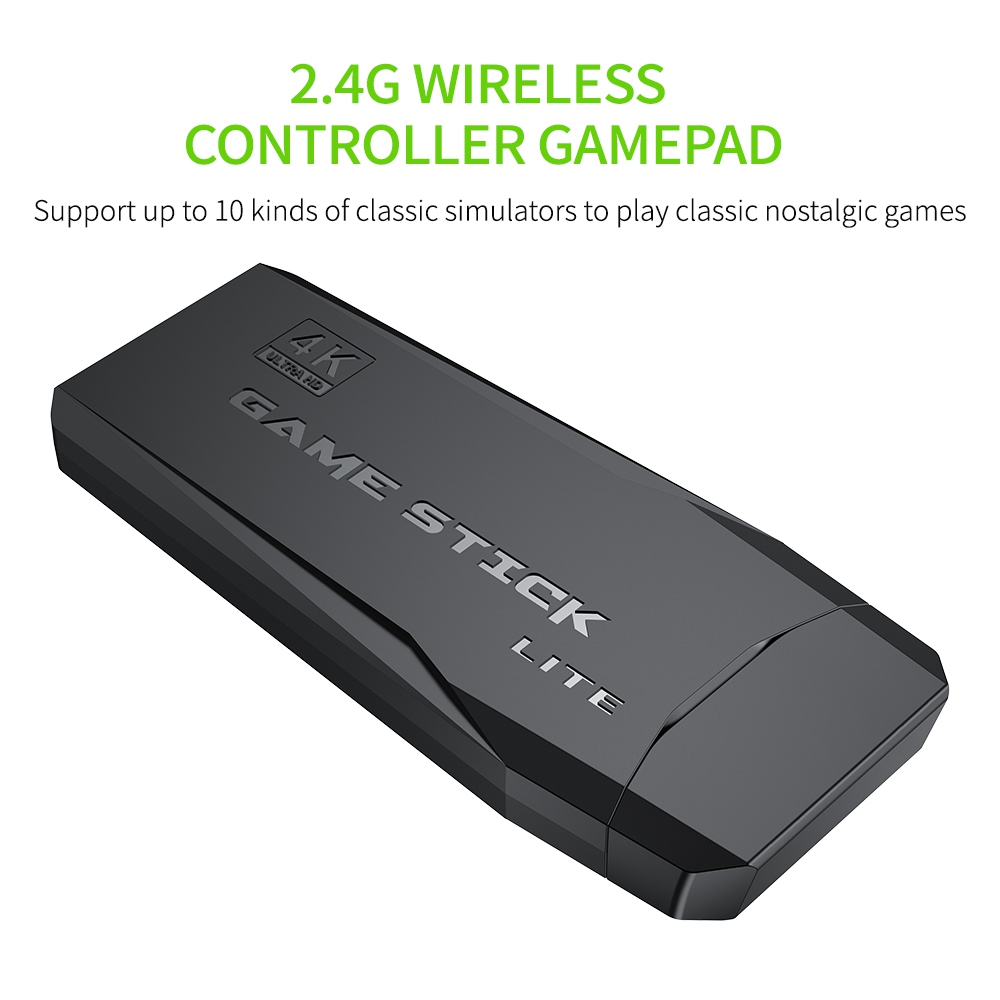 M8 64GB Gaming Stick with Dual Wireless GamepadS 3000+ Games Pre-installed