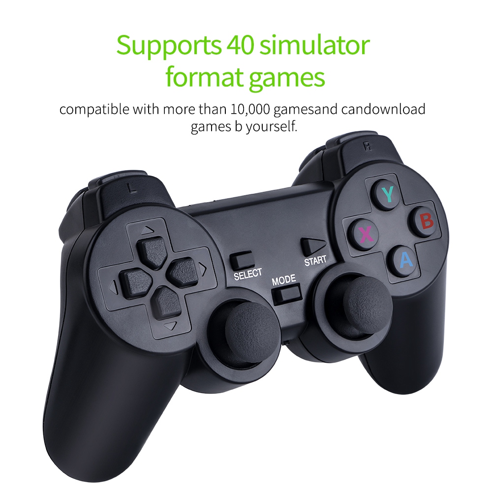 M8 64GB Gaming Stick with Dual Wireless GamepadS 3000+ Games Pre-installed
