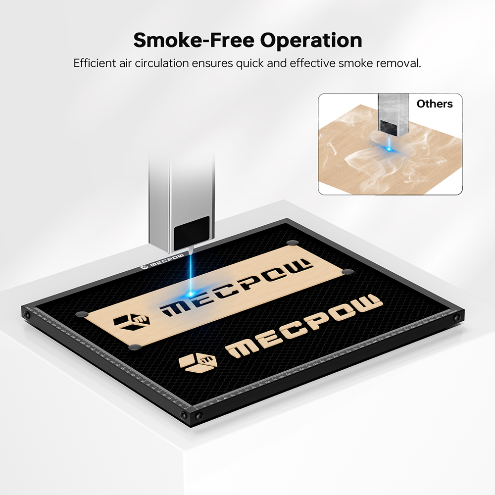 Refurbished Mecpow H43 410x340x16mm Honeycomb Laser Bed Plate