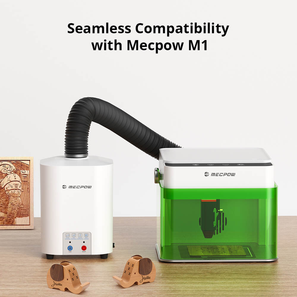 Mecpow P50 Fume Extractor, 128 m³/h Air Flow