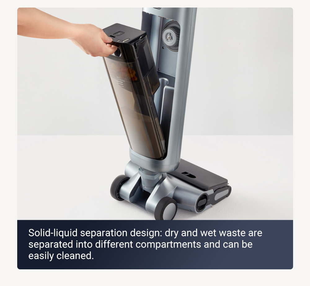 OSOTEK H200 Horizon Wet Dry Vacuum Cleaner, Auto Self-Cleaning, 4000mAh Capacity, 750ml Clean Water Tank, 35min Runtime