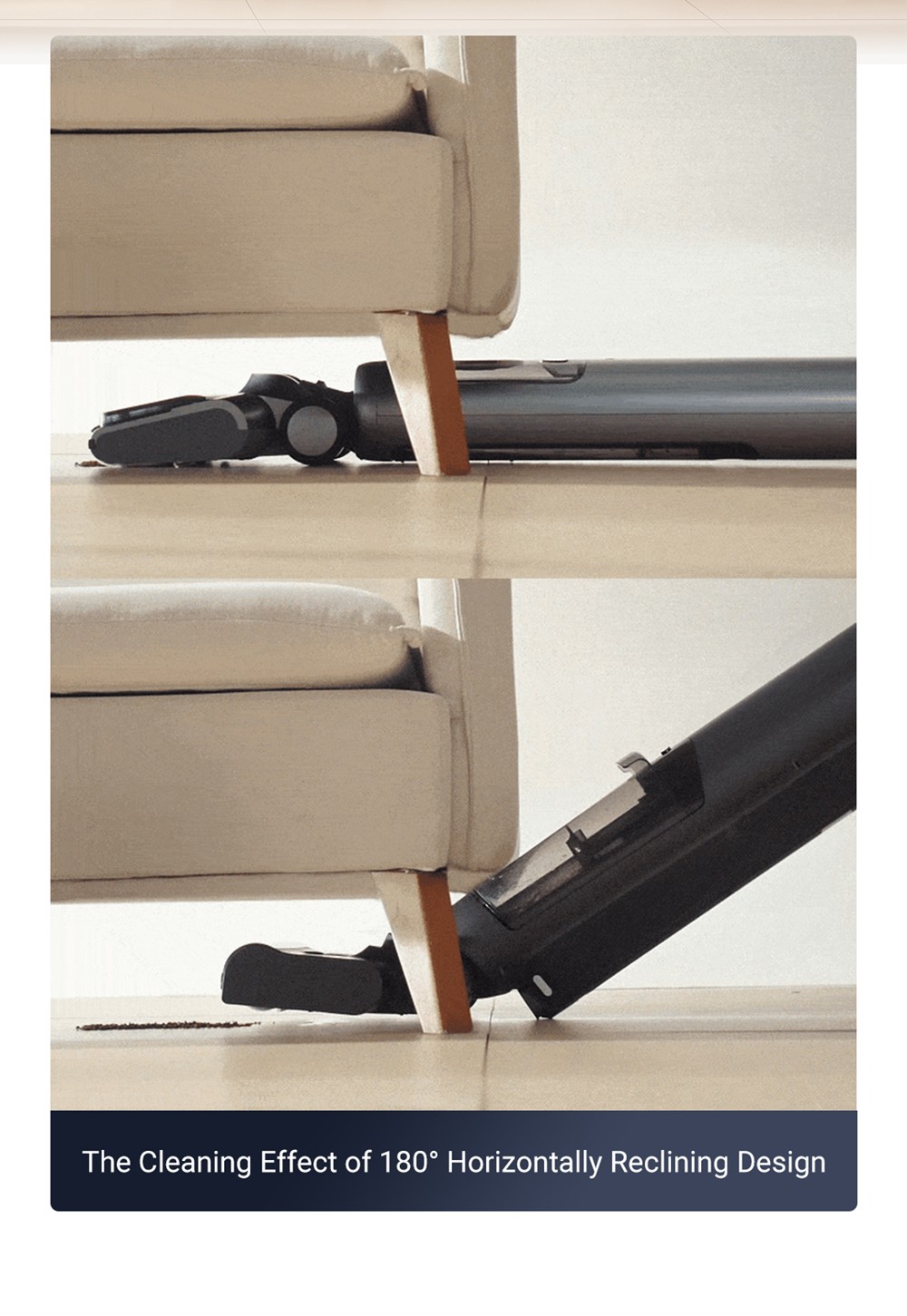 OSOTEK H200 Horizon Wet Dry Vacuum Cleaner, Auto Self-Cleaning, 4000mAh Capacity, 750ml Clean Water Tank, 35min Runtime