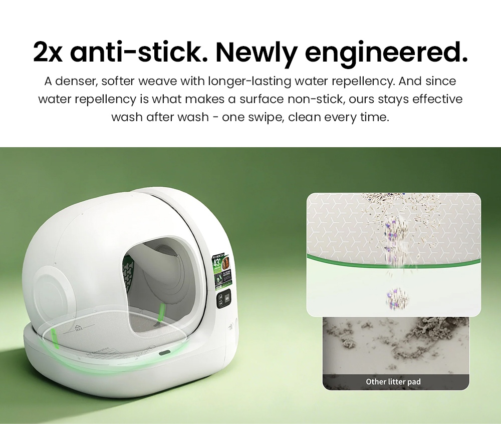 PETKIT Purobot Max 3 Automatic Cat Litter Box, 76L Cylinder Space, 7L Waste Bin, 35dB Quiet Operation, 2.4GHz Wi-Fi, 15-Day Scoop-Free Use, 360° Leak-Proof, Cat Health Tracking