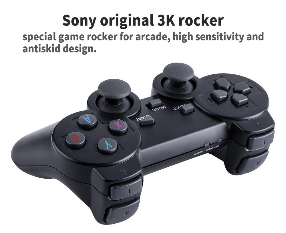Refurbished PS3000 64GB 4K Gaming Stick with Dual Wireless GamepadS 10000+ Games Pre-installed