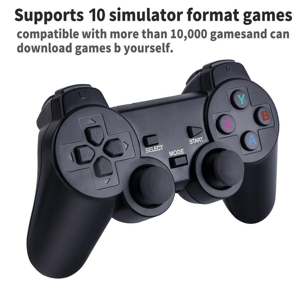 Refurbished PS3000 64GB 4K Gaming Stick with Dual Wireless GamepadS 10000+ Games Pre-installed