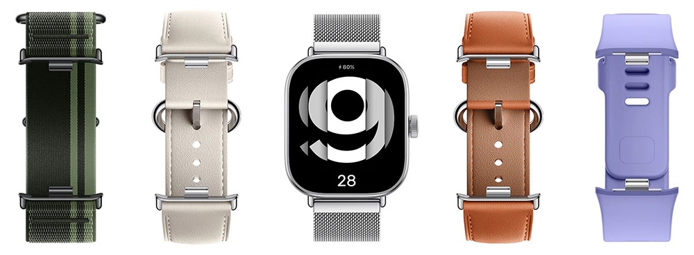 Refurbished Redmi Watch 4, 1.97'' AMOLED Screen, Bluetooth Calling, Health Monitoring, 150+ Sport Modes, NFC, Chinese Version - Black