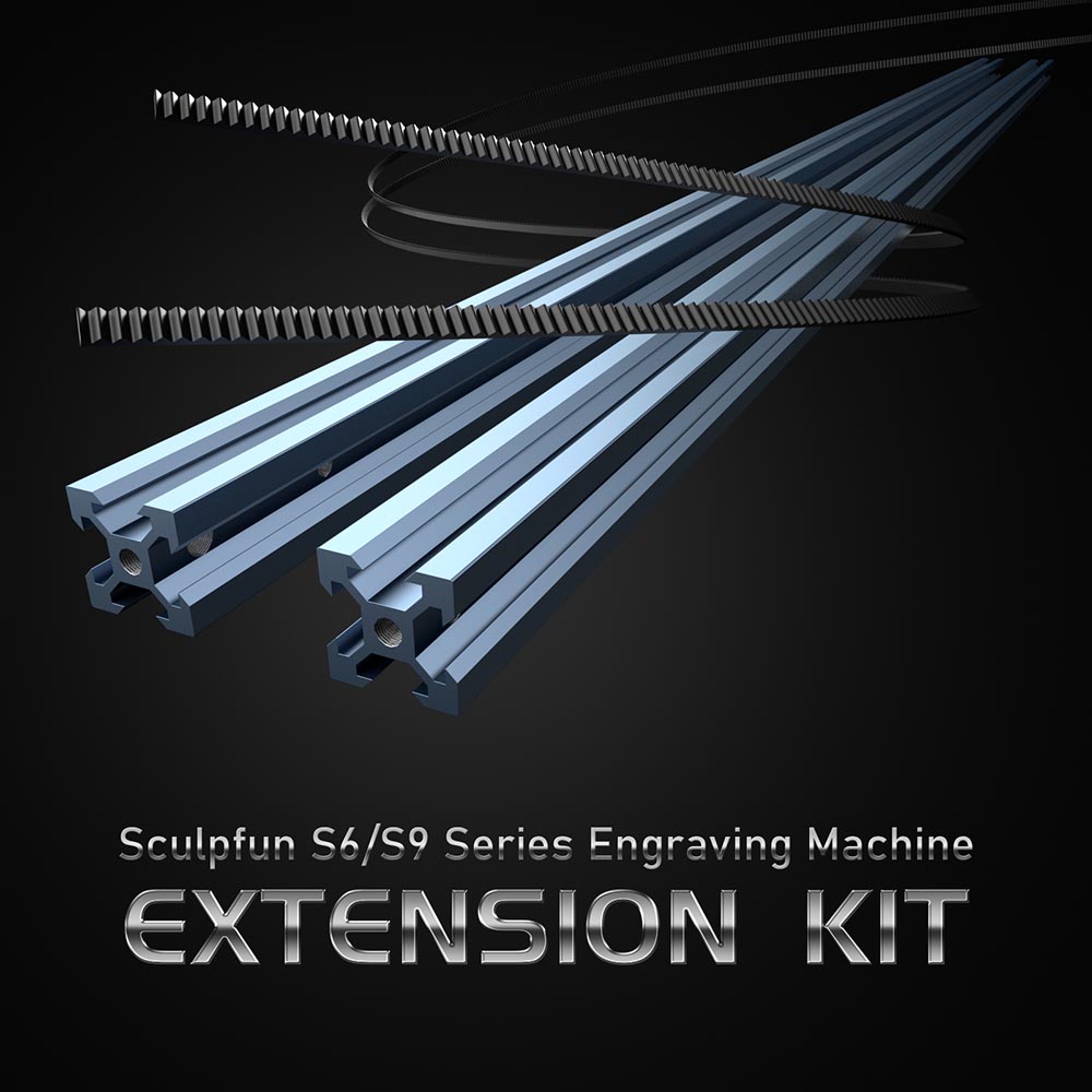 Refurbished SCULPFUN Engraving Area Expansion Kit for S6/S6pro/S9 Laser Engraving Machine
