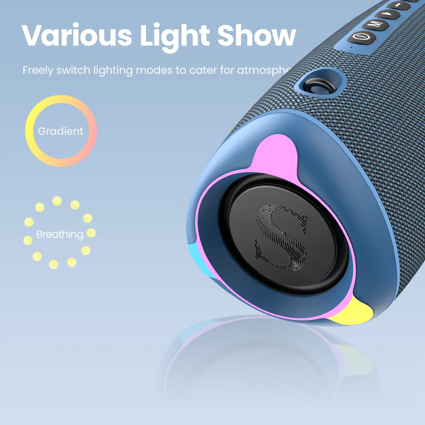 Sounarc R2 Portable Bluetooth Speaker - Blue