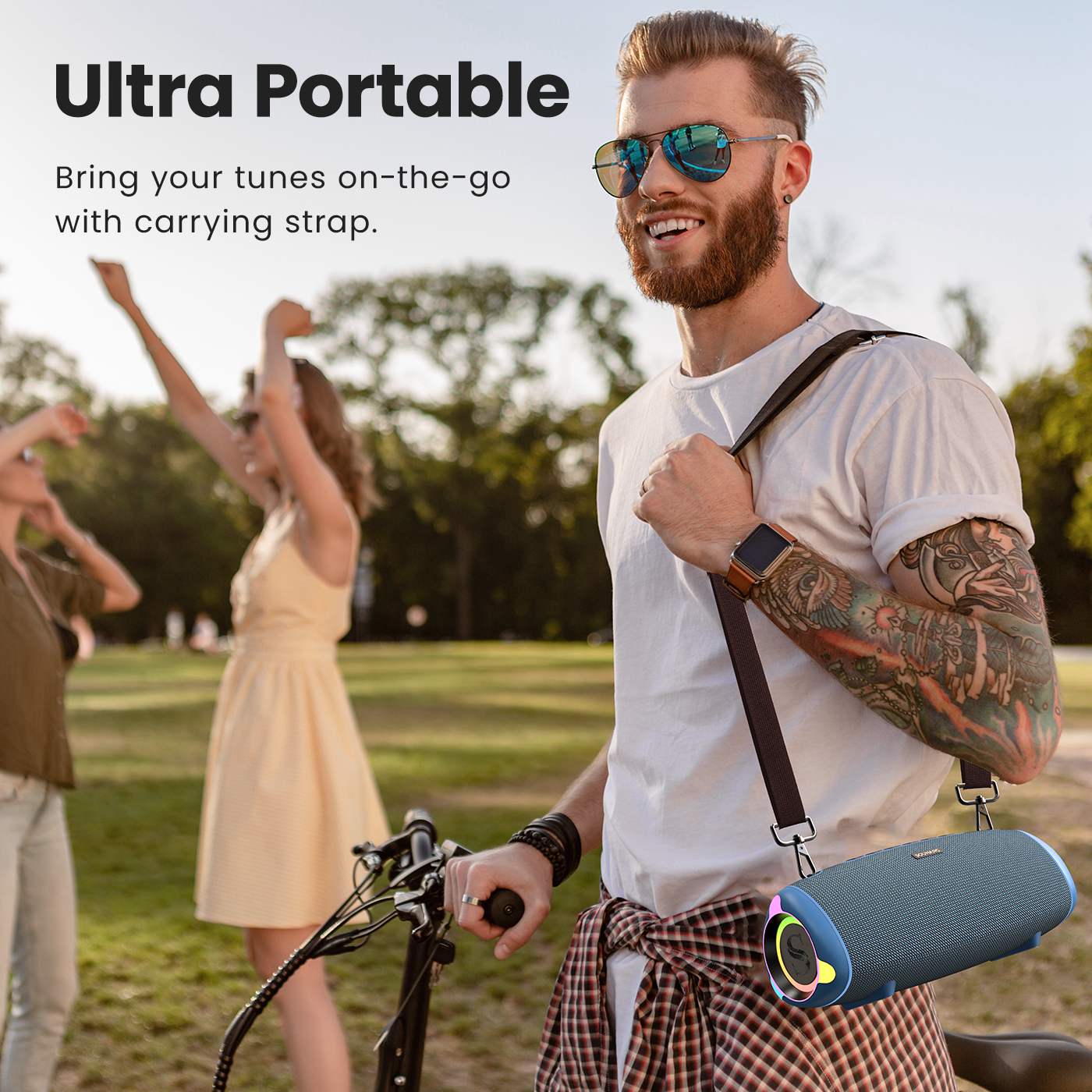 Sounarc R2 Portable Bluetooth Speaker - Blue