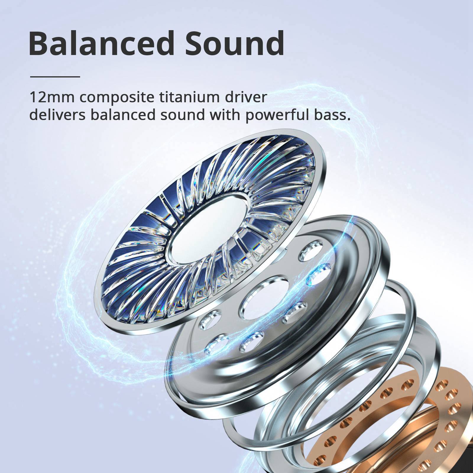 Tronsmart Sounfii R4 TWS ENC Call Noise Reduction Earphones Beige