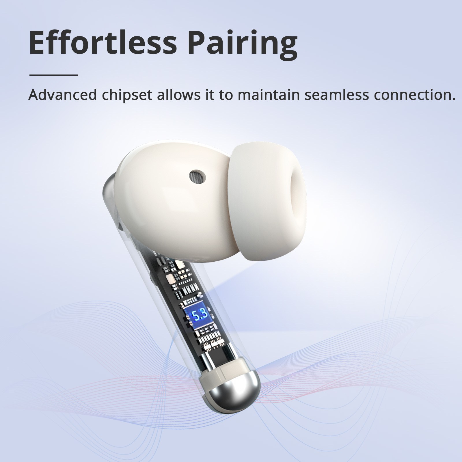 Tronsmart Sounfii R4 TWS ENC Call Noise Reduction Earphones Beige