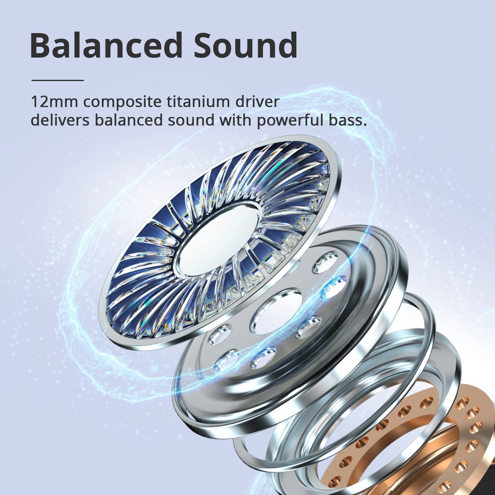 Refurbished Tronsmart Sounfii R4 TWS ENC Call Noise Reduction Earbuds - Black