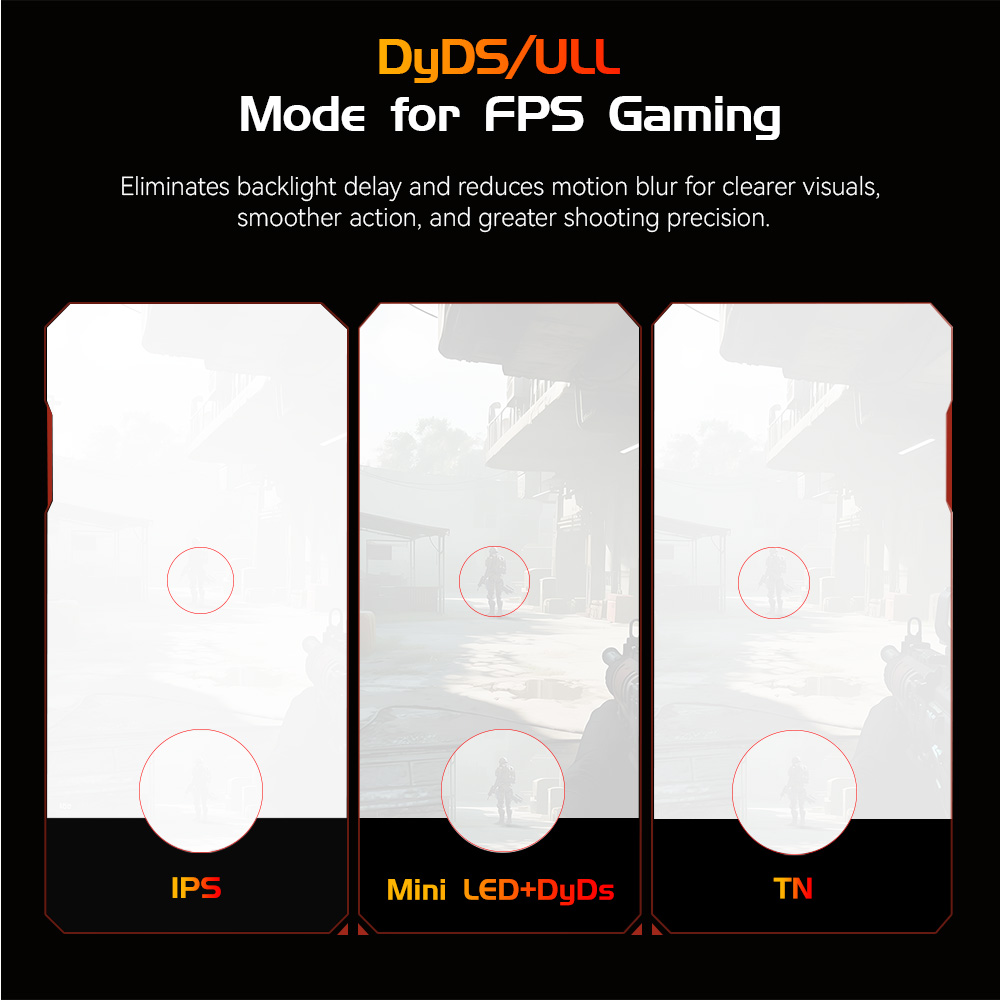 Refurbished TITAN ARMY P276MS Gaming Monitor, 27" QHD 2560×1440 Fast IPS, 275Hz Overclock, 1ms MPRT, HDR1000 1200nits, FreeSync, Game Plus & 15 Scenario Modes, PBP & PIP Split-screen Mode, Low Blue Light & Flicker-Free, Adjustable Tilt Stand