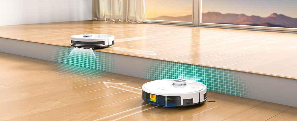 Tesvor S7 Pro Robot Vacuum Cleaner with Mop Function, 6000Pa Suction, Laser Navigation, 600ml Dustbin, 180Mins Runtime