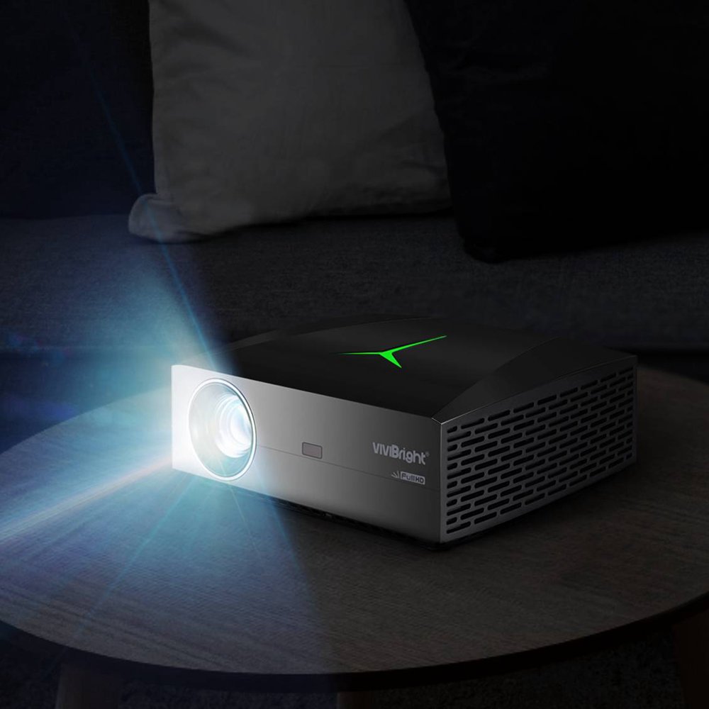 VIVIBRIGHT F40UP Android version 4800 LED Lumens Ntive 1080P Portable Projector