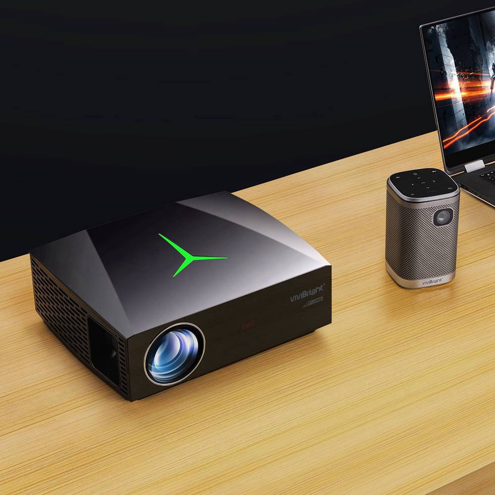VIVIBRIGHT F40UP Android version 4800 LED Lumens Ntive 1080P Portable Projector