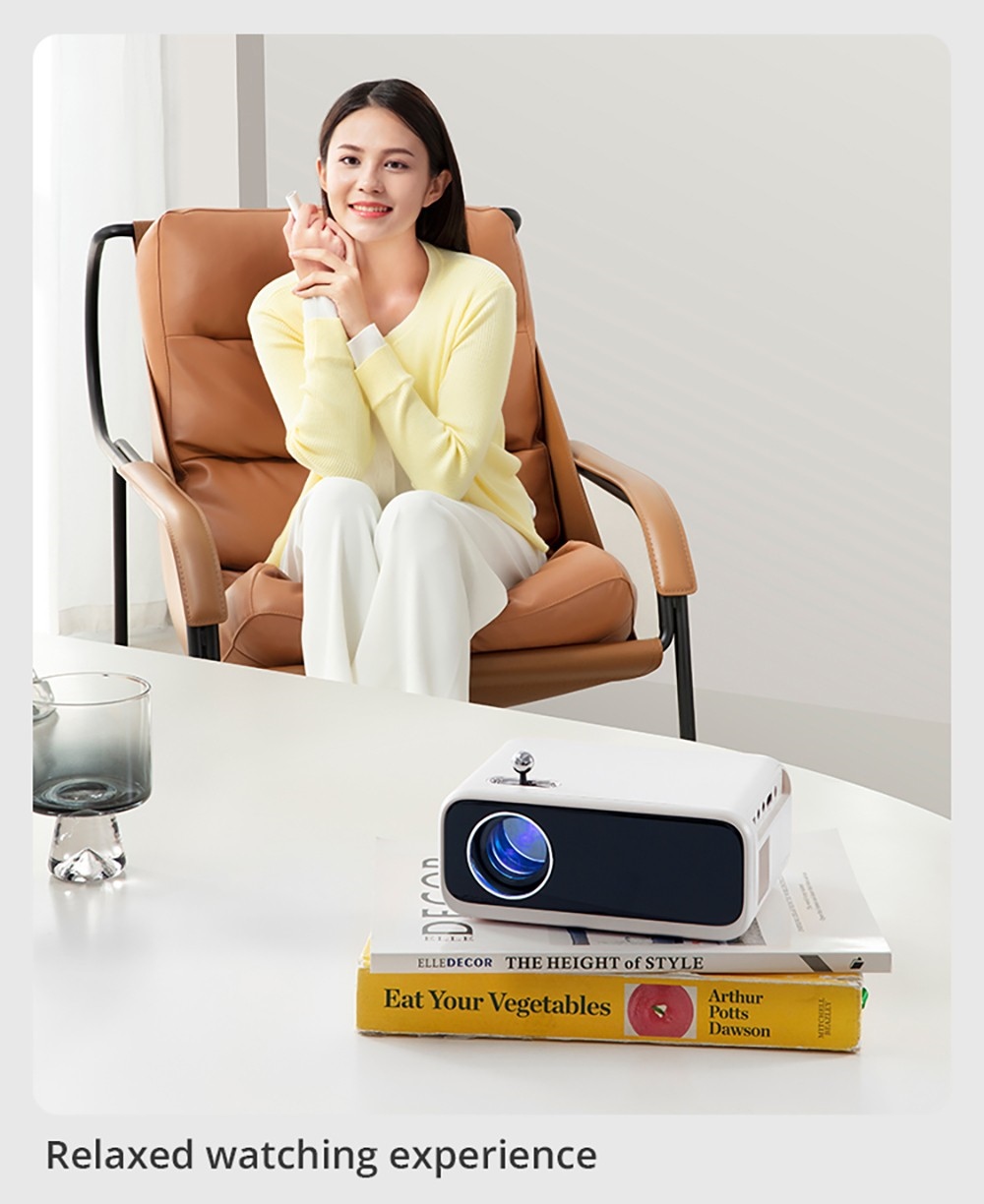 WANBO Mini Pro Projector, Android 9.0, Four-point Keystone Correction - EU Plug