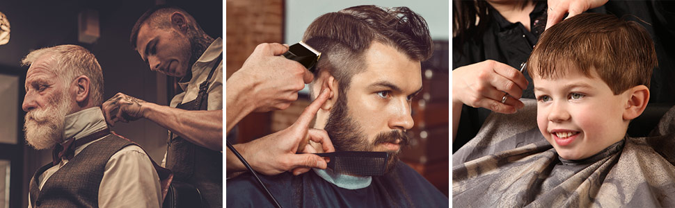 European Standard Neutral A8S Hair Clipper + 5 Limit Combs