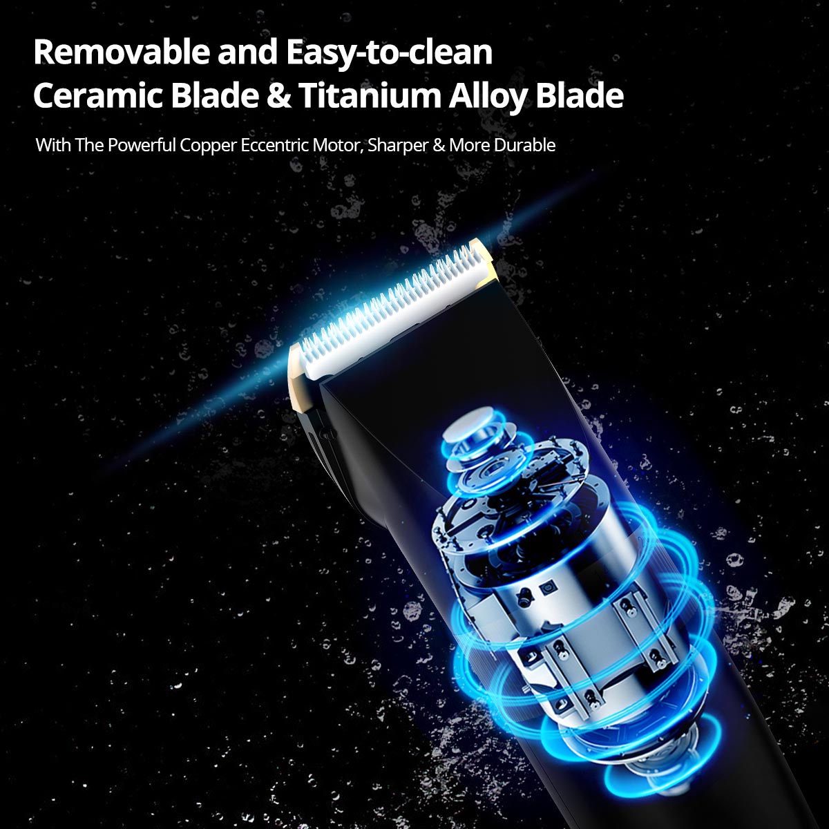 European Standard Neutral A8S Hair Clipper + 5 Limit Combs