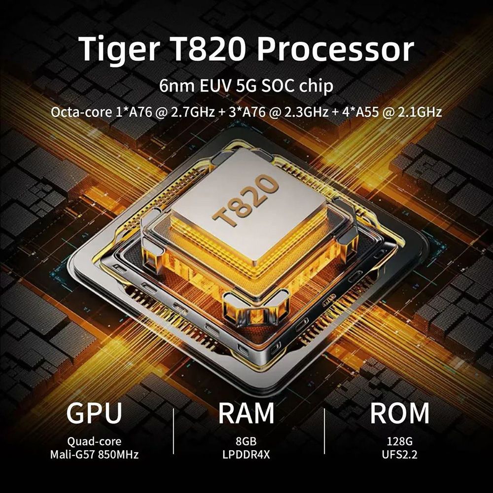 Refurbished ANBERNIC RG Slide Game Console, 256GB TF Card with 7000+ Games, 4.7 inch 1280*960 120Hz Touchscreen, 8GB LPDDR4X + 128GB UFS2.2, Al Assistant, Android 13, Capacitive Joystick - Black