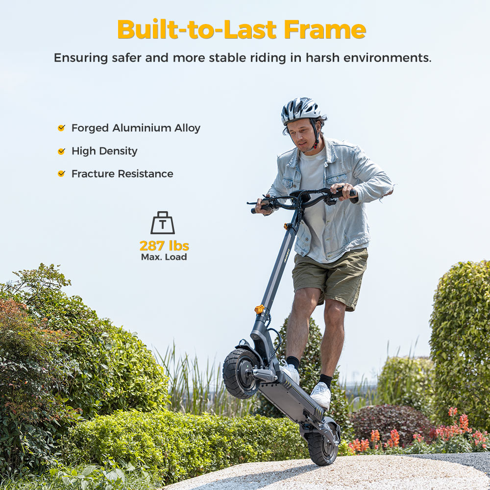 Refurbished Ausom L2 Electric Scooter, 2*800W Motor, 48V 15.6Ah Battery, 10 inch Tires, 55km/h Max Speed, 70km Range, Front & Rear Disc Brakes, Swingarm Suspension, LCD Display