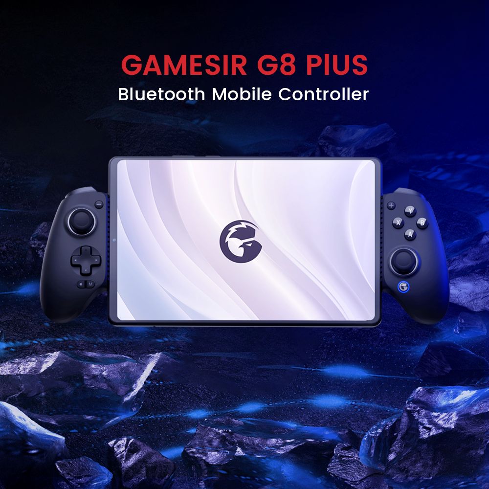 Refurbished GameSir G8 Plus Bluetooth Mobile Game Controller, Compatible with Switch, iOS, Android, Tablet, PC