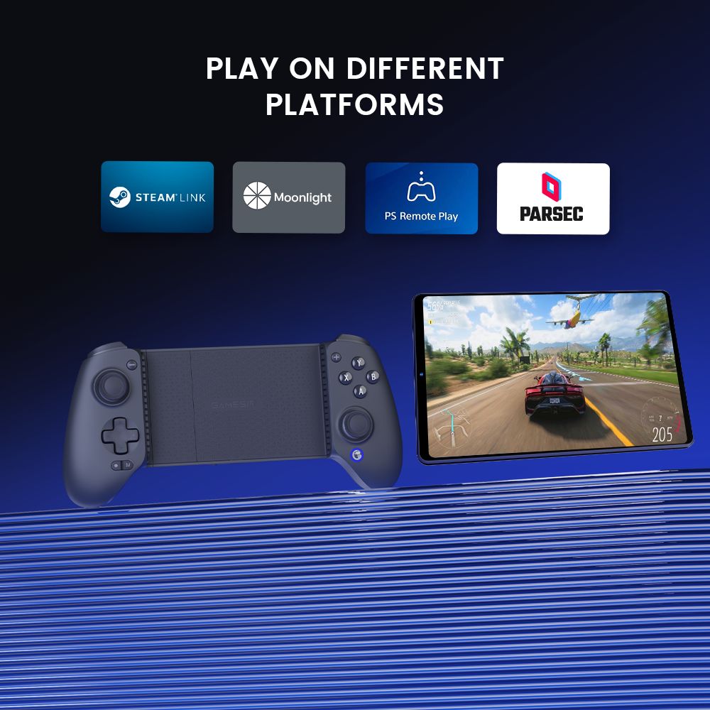 Refurbished GameSir G8 Plus Bluetooth Mobile Game Controller, Compatible with Switch, iOS, Android, Tablet, PC