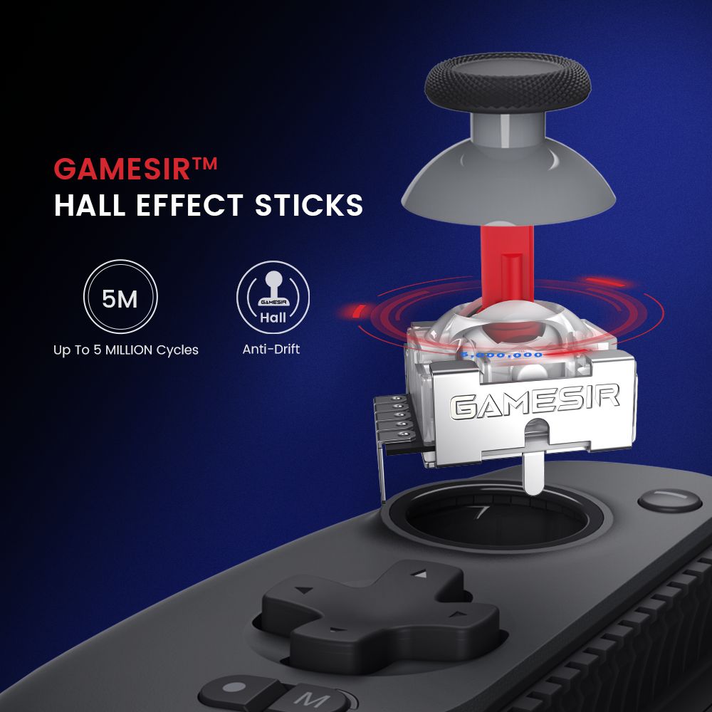 Refurbished GameSir G8 Plus Bluetooth Mobile Game Controller, Compatible with Switch, iOS, Android, Tablet, PC