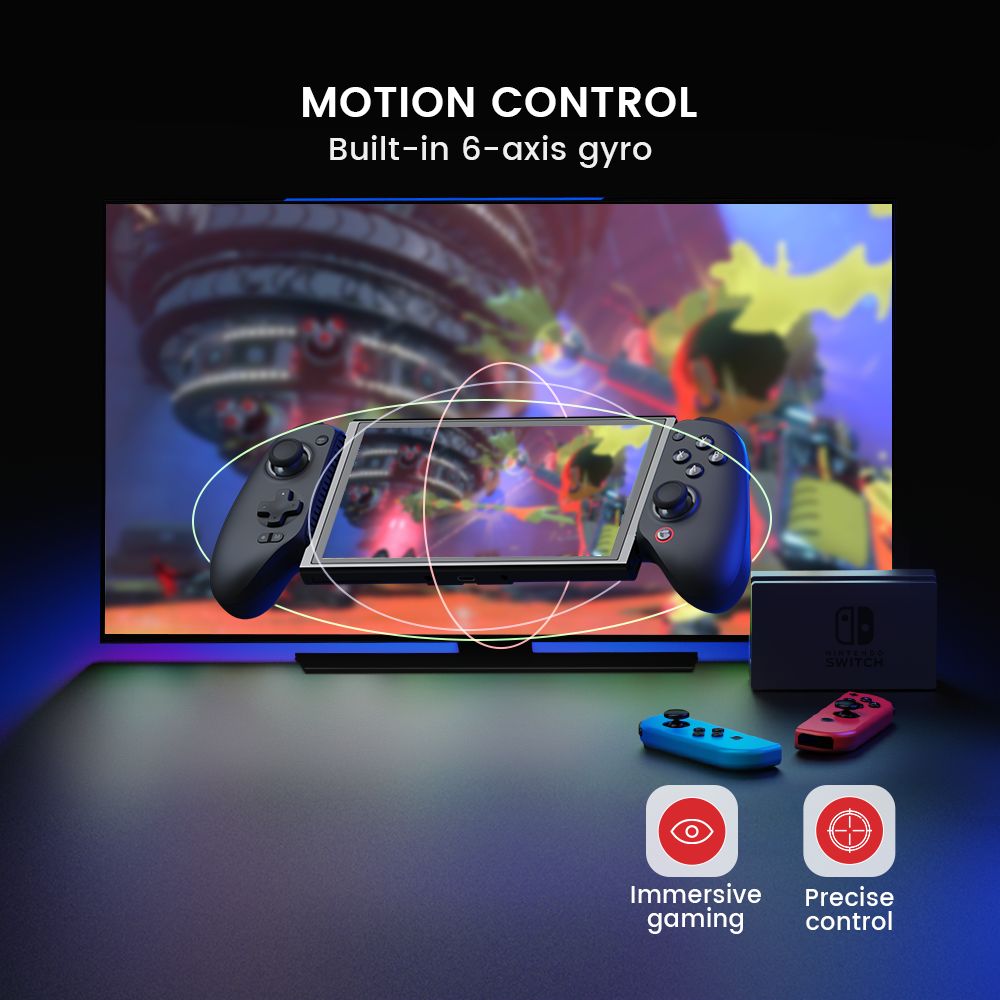 Refurbished GameSir G8 Plus Bluetooth Mobile Game Controller, Compatible with Switch, iOS, Android, Tablet, PC
