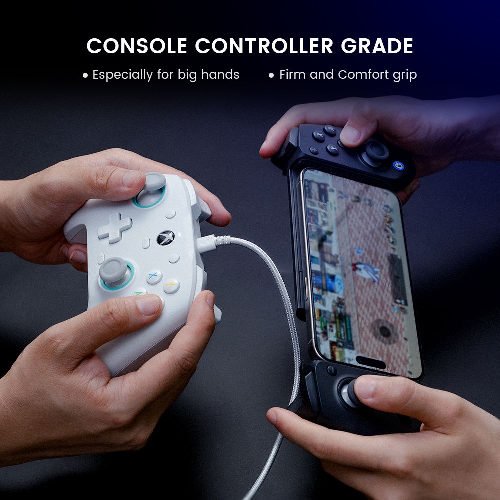 Refurbished GameSir G8 Plus Bluetooth Mobile Game Controller, Compatible with Switch, iOS, Android, Tablet, PC