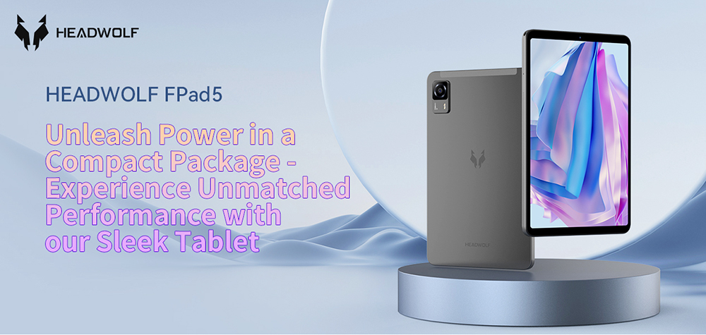 Refurbished Headwolf FPad5 Android 14 Tablet, 8.4-inch 1920*1200 IPS Screen, Helio G99 8 Core Max 2.2GHz, 8GB RAM 128GB ROM, 2.4G/5G WiFi Bluetooth 5.0 Dual 4G LTE, 13MP+8MP Camera, Face Unlock, 5500mAh Battery, Widevine L1