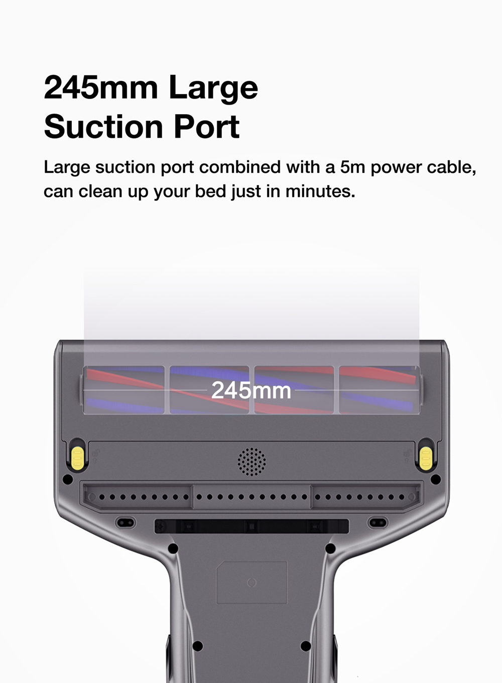 Refurbished Jimmy BX7 Pro Anti-Mite Vacuum Cleaner, 700W Dual Motor, LED Display, Intelligent Dust Recognition & UV & Ultrasonic