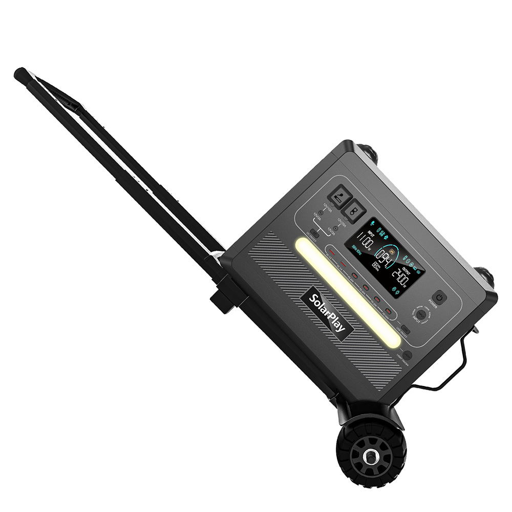Refurbished SolarPlay T01 Folding Trolley for Q2401/Q2402/Q2501/Q2502 Portable Power Station