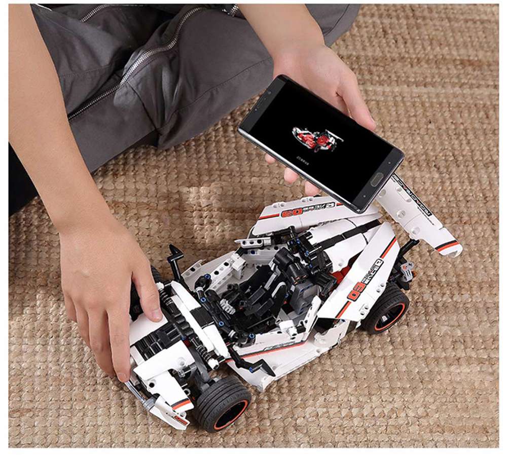 Refurbished Xiaomi Smart Building Blocks RC Car APP Control Kids Educational Toy