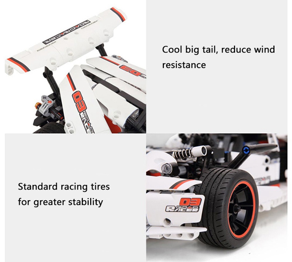 Refurbished Xiaomi Smart Building Blocks RC Car APP Control Kids Educational Toy