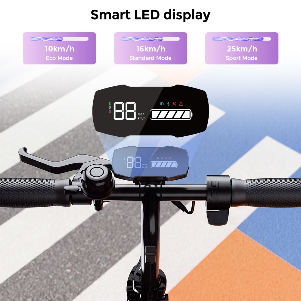 iScooter iK5LR Kids Electric Scooter, 300W Peak Motor, 36V 4.5Ah Battery, 19km Range, 25km/h Max Speed, 3 Speed Modes, Dual Brakes, Front Suspension, 7-Inch Solid Tires, APP Control, Bluetooth Music, RGB Lights - Pink
