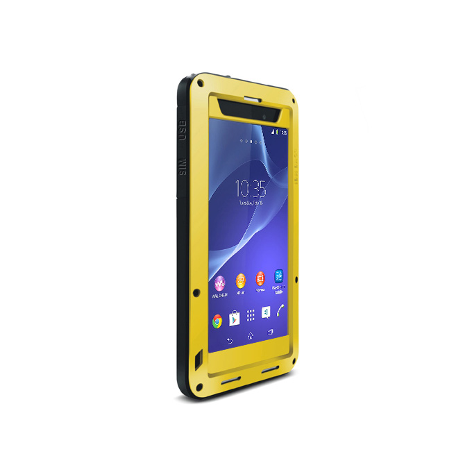 

LOVE MEI Weather/Dirt/Shockproof Protective Case for SONY Xperia Z2 - Yellow