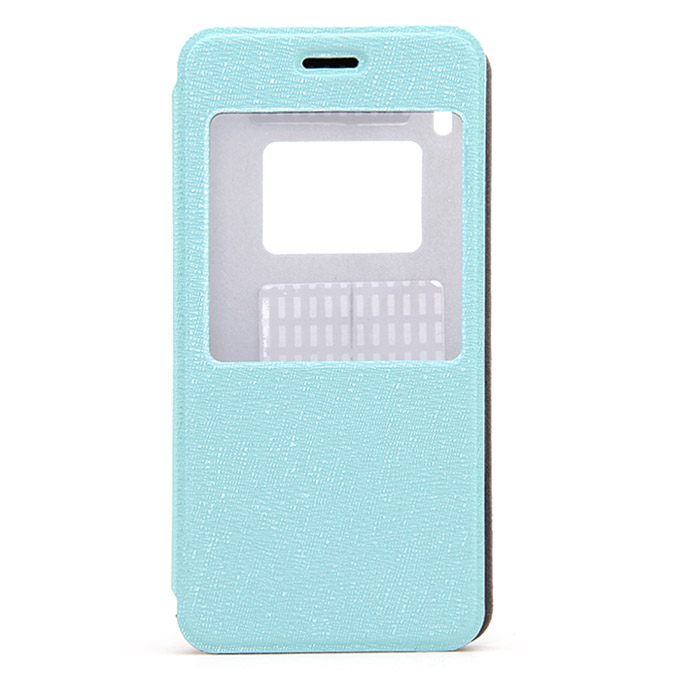 

Original Protective PU Leather Hard Flip Cover Shell for Doogee DG800 - Blue