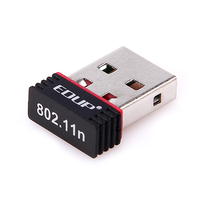 

EDUP EP-N8508 Ultra-Mini Nano USB 2.0 802.11n 150Mbps Wifi/WLAN Wireless Network Card Adapter for Windows Vista/XP/7/MAC