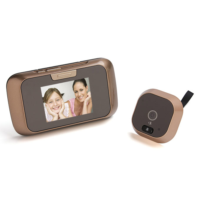 

8002 2.8 Inch Smart Digital Door Viewer LCD Display Night Vision Auto-Image Recording Peephole and Visual Doorbell