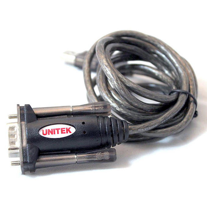 

Unitek Y-105 USB Male to RS232(DB9) Serial Cable Adapter Line - Black (1.5 M