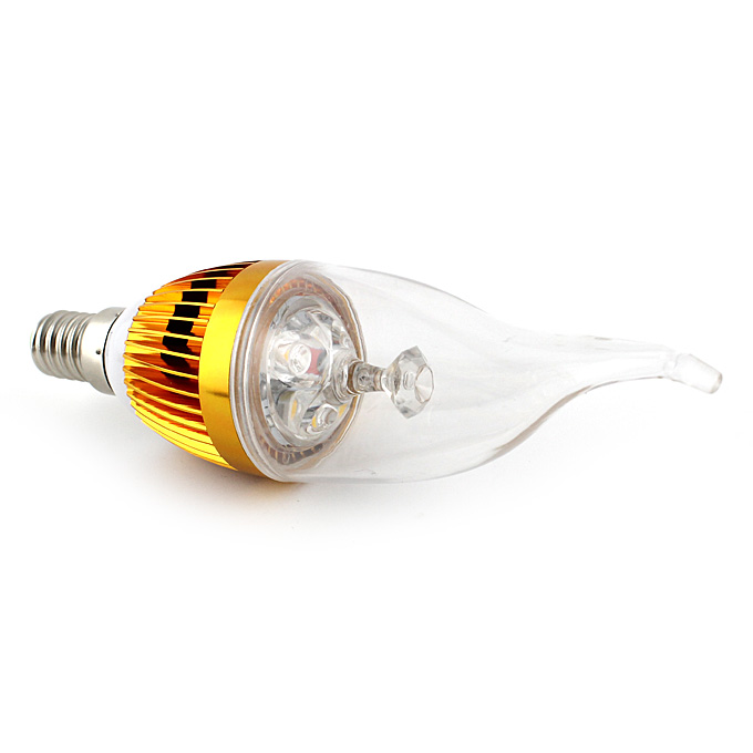 

3W E14 Home Candle Bulb LED Light Lamp AC 85-265V(6pcs) - Warm White