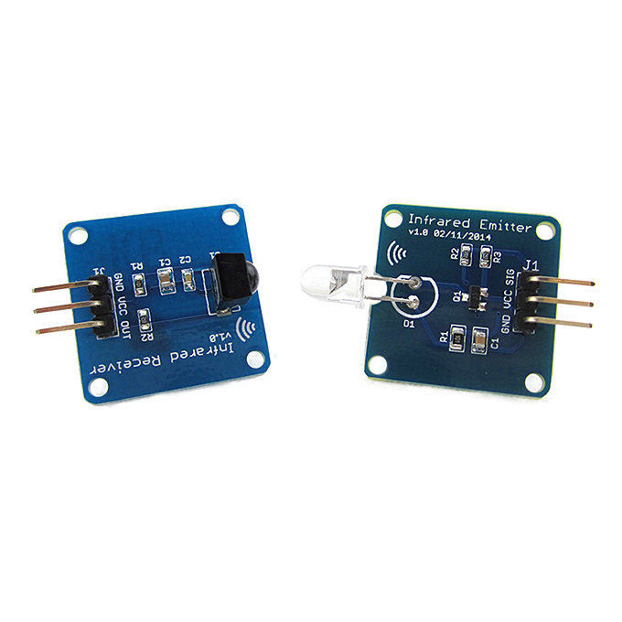 

Arduino Mini 38KHz Infrared Transmitter Module & Infrared Receiver Sensor Module Compatible With RPi/STM32