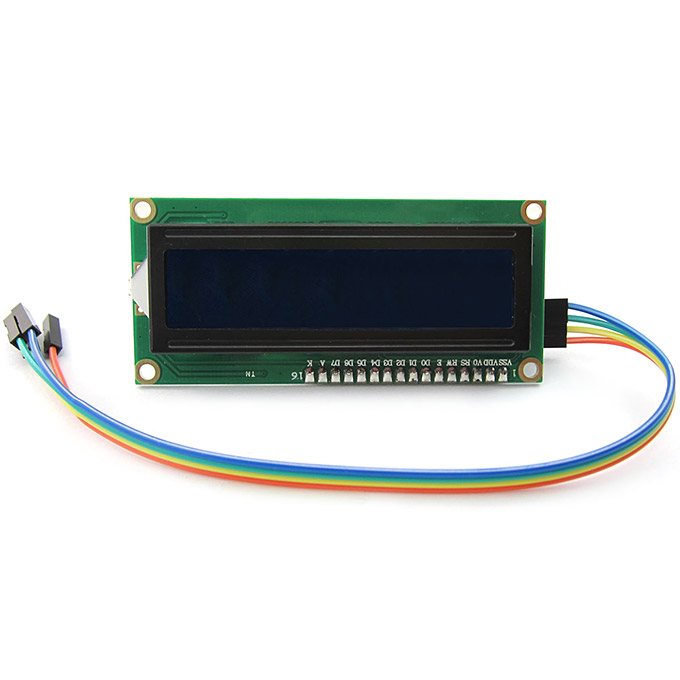 

Arduino I2C IIC LCD1602 Display Module With Blue Backlight Compatible With Raspberry Pi AVR ARM