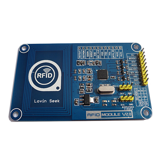 

Arduino ISO14443 13.56MHz M-2001 NFC RFID Shield Module PN532 Compatible With AVR ARM - Blue