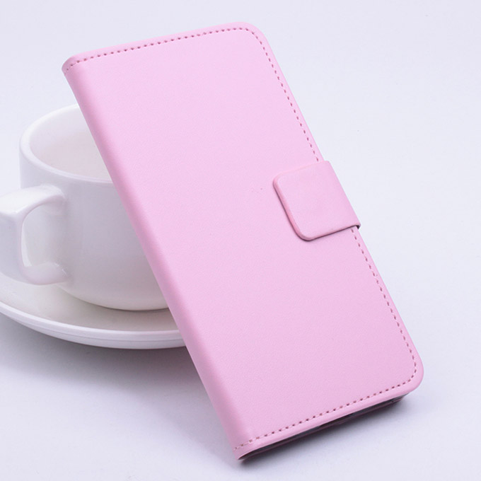 

Protective Hard Cover Flip Stand Leather Case for HUAWEI Ascend P8 - Pink