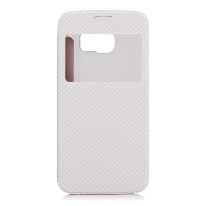 

Protective PU Leather Hard Flip Cover Shell for LANDVO S6 Smartphone - White