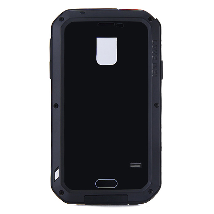 

LOVE MEI Weather/Dirt/Shockproof Protective Case for Samsung Galaxy s5 i9600 - Black