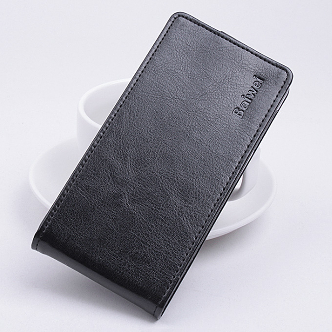 

Baiwei Protective Hard Cover Up&Down Flip Stand Leather Case for LeTV 1S/ LeTV One S Smartphone - Black